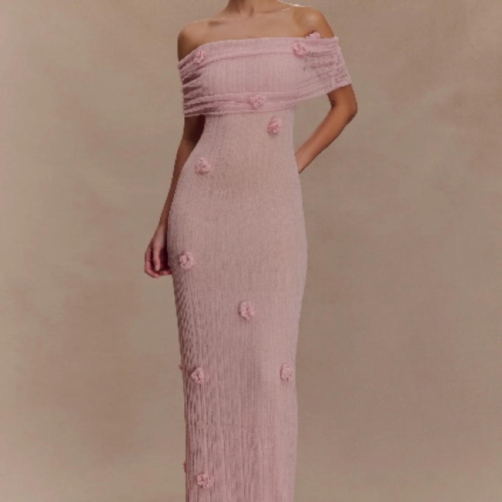 Meshki Brynn Orchid Knit Maxi Dress